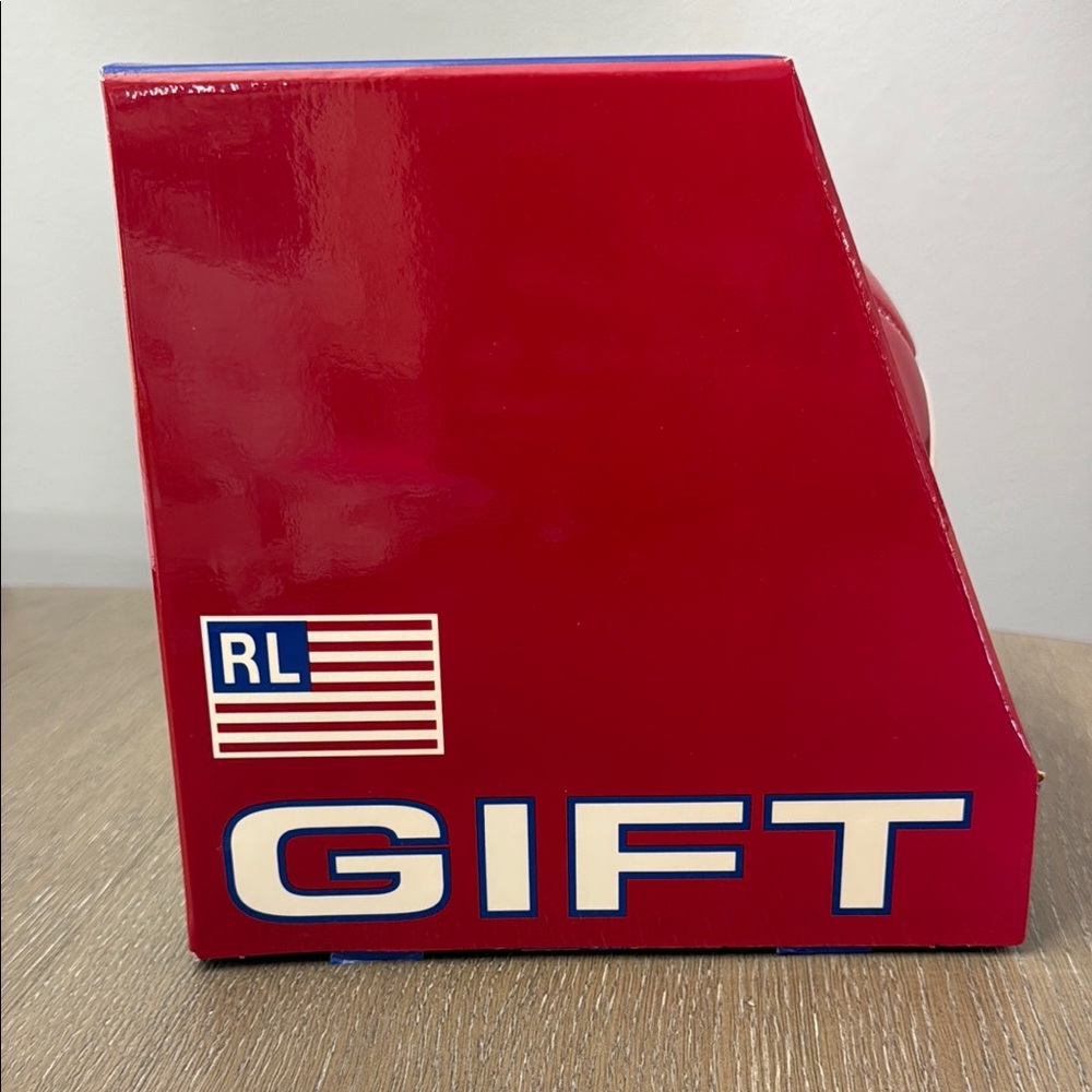 Ralph Lauren Red and White Soccer Ball - Picture 4 of 6